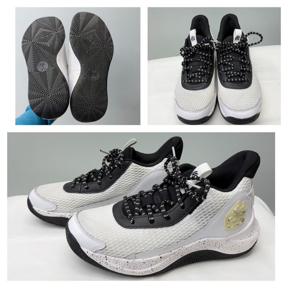 Under Armour Other - Under Armour Stephen Curry 3Z7 Basketball Shoes White‎ Black 3026622-101 Mens 8